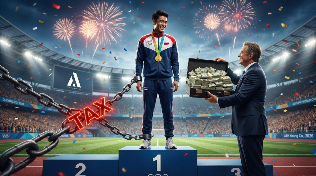 ไขข้อสงสัย! นักกีฬาคว้าเหรียญ "โอลิมปิก 2026" ได้เงินอัดฉีดต้องเสียภาษีไหม? (อัปเดต ก.พ. 2026)