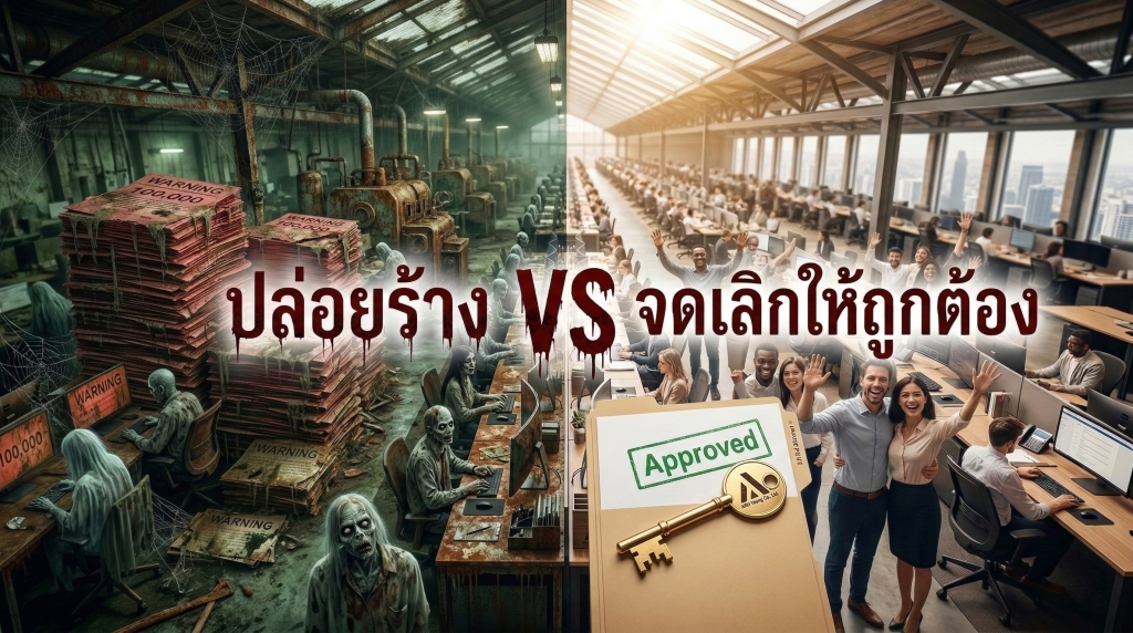 ปิดบริษัท: ปล่อยร้าง vs จดเลิกให้ถูกต้อง แบบไหนดีกว่ากัน? ข้อมูลลึกที่กรรมการต้องรู้ (อัปเดต มีนาคม 2026)