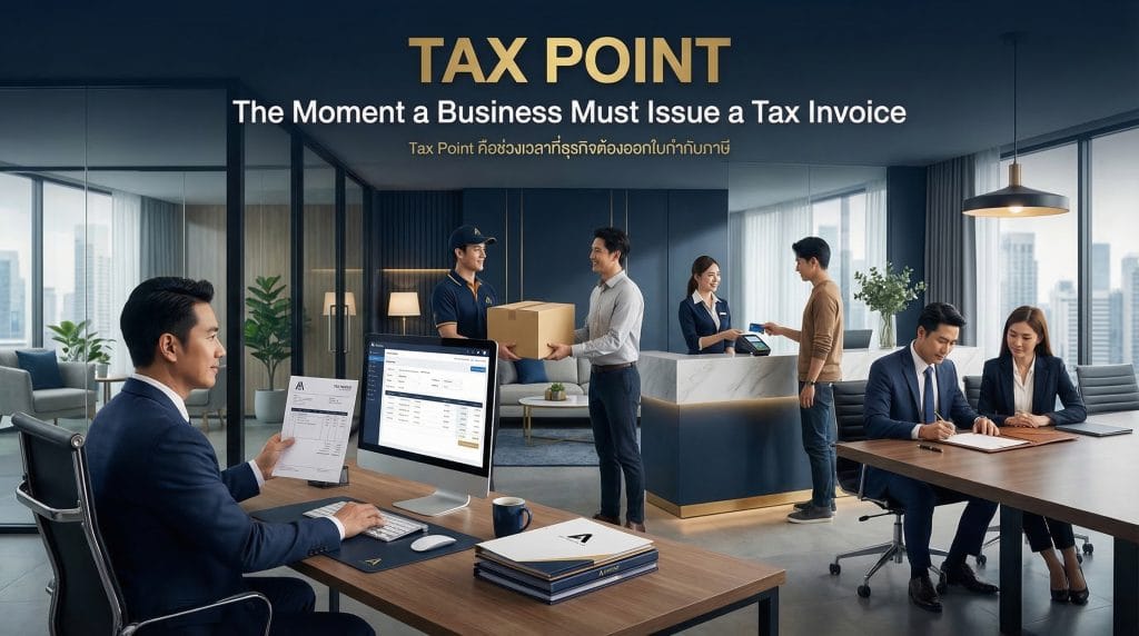 ไขข้อข้องใจ Tax Point! สรุปทุกเรื่องที่ต้องรู้ก่อนออกใบกำกับภาษีและจด VAT (อัปเดต มีนาคม 2026)