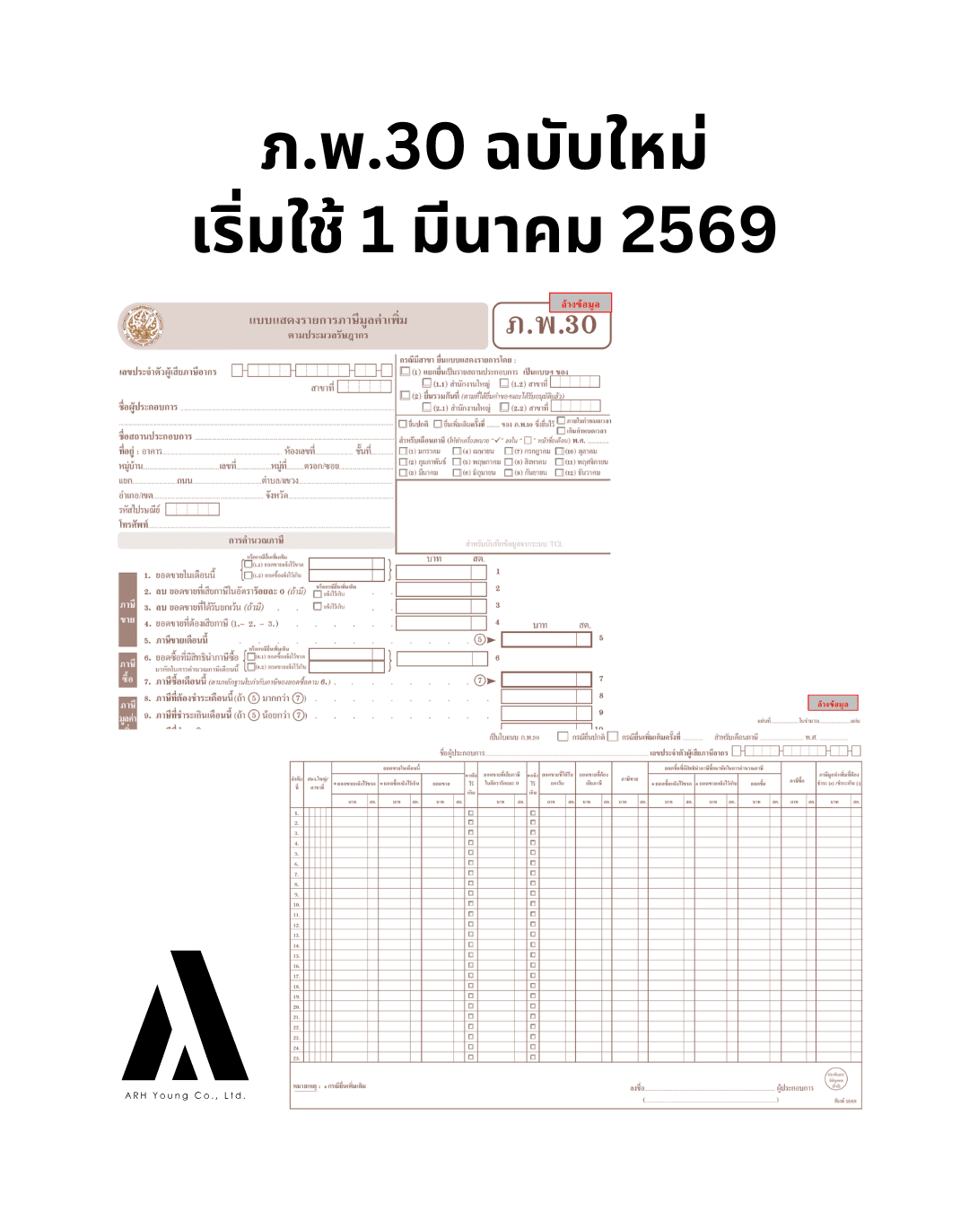 ชำแหละจุดต่อจุด! ภ.พ.30 แบบใหม่ vs แบบเก่า สรรพากรเปลี่ยนอะไร ต้องระวังตรงไหน? (อัปเดต มีนาคม 2026)